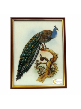 Gemstone Painting Peacock